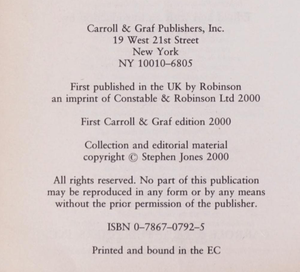 The Mammoth Book of Best New Horror, Volume 11