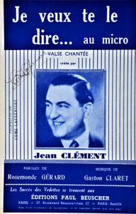 Je Veux te le Dire...au Micro