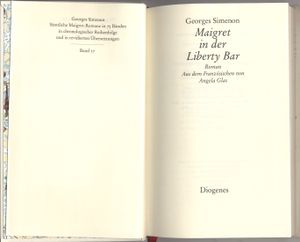 Maigret in der Liberty Bar