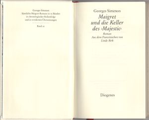 Maigret und die Keller des 'Majestic'