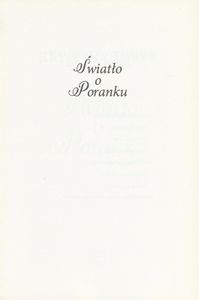 Światło o Poranku
