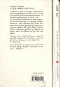 Maigret im Haus des Richters