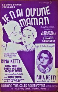 Je N'ai Qu'une Maman