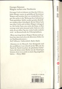 Maigret verliert eine Verehrerin