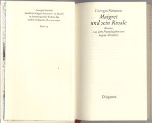 Maigret und sein Rivale