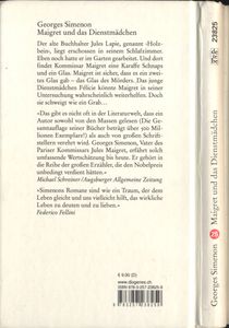 Maigret und das Dienstmädchen