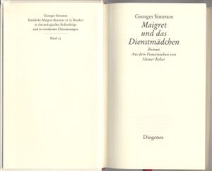 Maigret und das Dienstmädchen