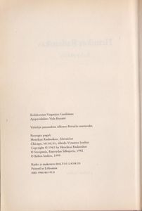Eilėraščiai