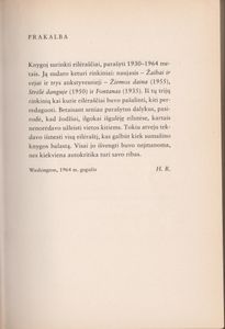 Eilėraščiai