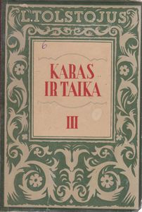 Karas Ir Taika III