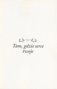 Tam, Gdzie Serce Twoje