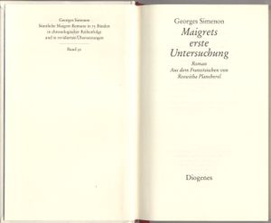 Maigrets erste Untersuchung
