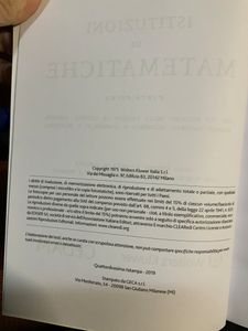 Istituzioni Di Matematiche Per Gli Studenti Di Chimica, Agraria, Scienze Naturali, Economia-Commercio E Statistica - Parte Prima