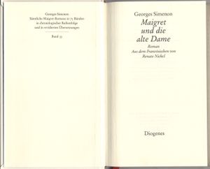 Maigret und die alte Dame