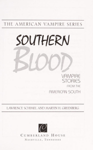 Southern Blood: Vampire Stories from the American South