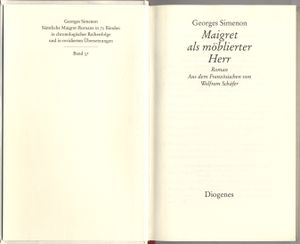 Maigret als möblierter Herr