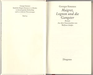 Maigret, Lognon und die Gangster