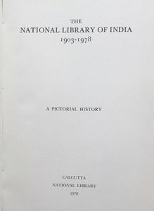 The National Library of India: 1903-1978