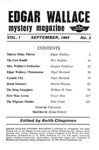 Edgar Wallace Mystery Magazine, Vol. 1, No. 2