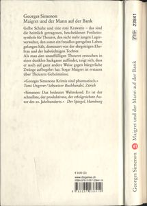 Maigret und der Mann auf der Bank