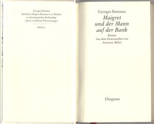 Maigret und der Mann auf der Bank