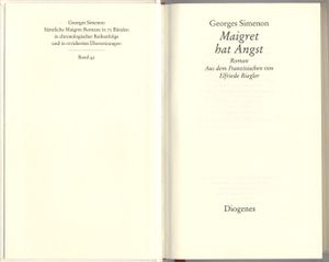 Maigret hat Angst