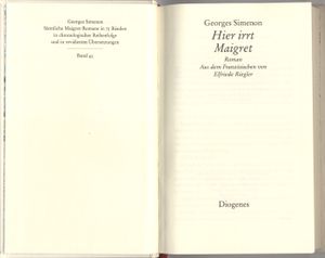 Hier irrt Maigret