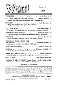 Weird Tales, Vol. 46, No. 1