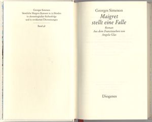 Maigret stellt eine Falle