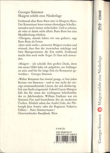 Maigret erlebt eine Niederlage