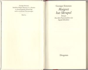Maigret hat Skrupel