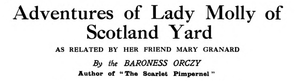 Lady Molly of Scotland Yard