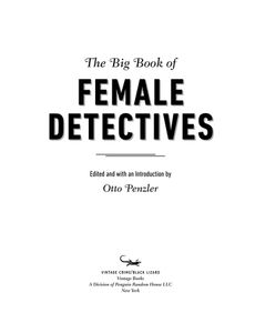 The Big Book of Female Detectives
