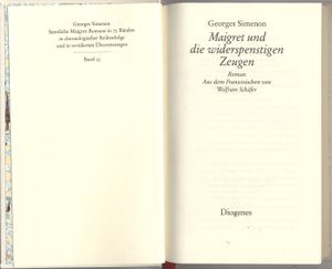 Maigret und die widerspenstigen Zeugen