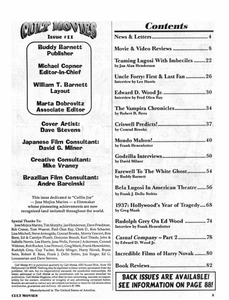 Cult Movies no. 11
