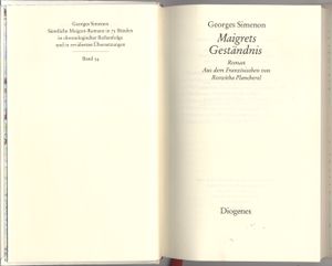 Maigrets Geständnis