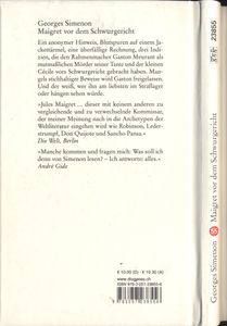 Maigret vor dem Schwurgericht