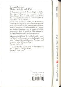 Maigret und der faule Dieb