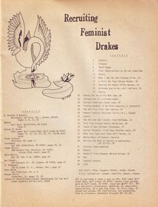 RFD No. 13 Fall 1977 (Recruiting Feminist Drakes)