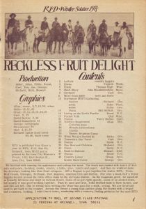 RFD No. 02 Winter 1974-75 (Reckless Fruit Delight)