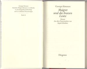 Maigret und die braven Leute