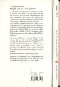 Maigret und der Samstagsklient