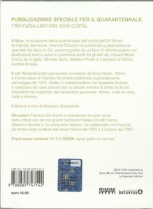 Rimini: Fabrizio De André 1978 - 2018