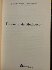 Dizionario Del Medioevo