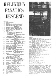 RFD No. 12 Summer 1977 (Religious Fanatics Descend)
