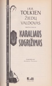 Karaliaus Sugrįžimas
