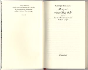 Maigret verteidigt sich