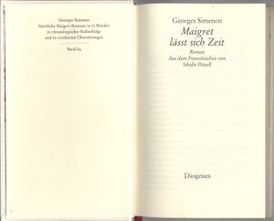 Maigret lässt sich Zeit