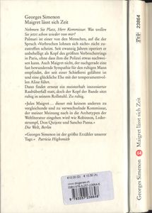 Maigret lässt sich Zeit