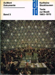 Texte zur Musik 1963-1970